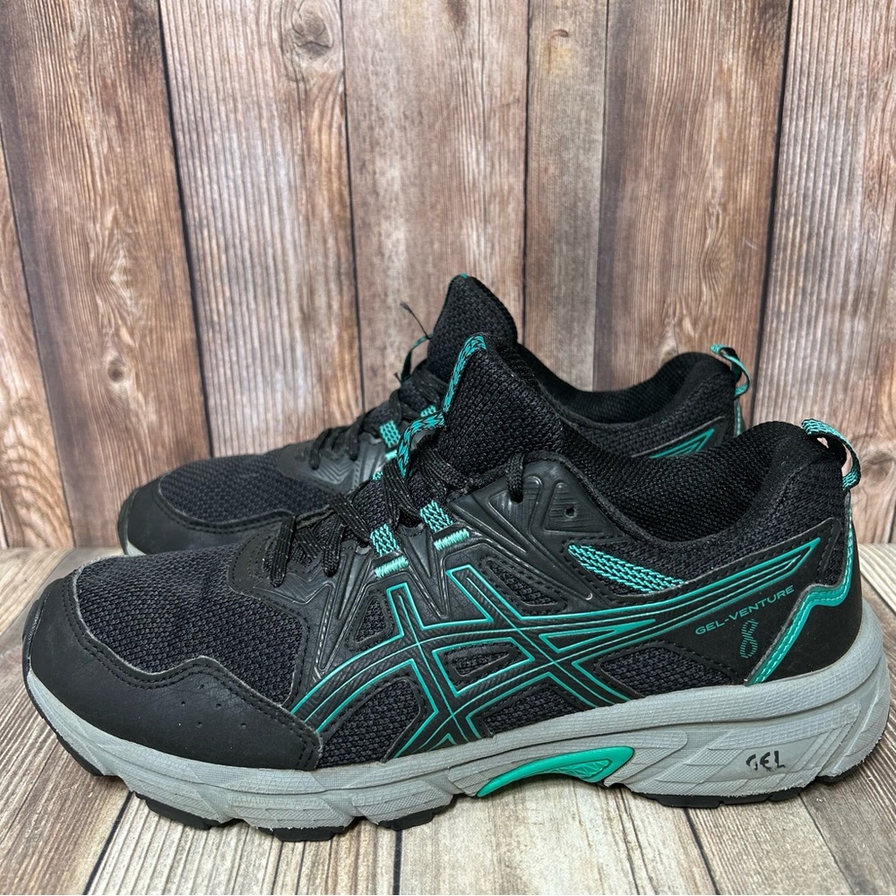 Asics Women's Gel-Venture 8 Trail Running Athletic Shoes JL3 Black Size US 8